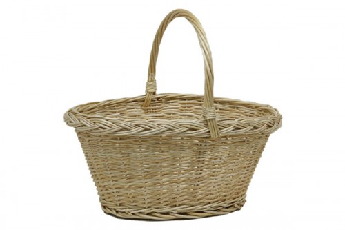 Clear wicker mushroom basket-spain