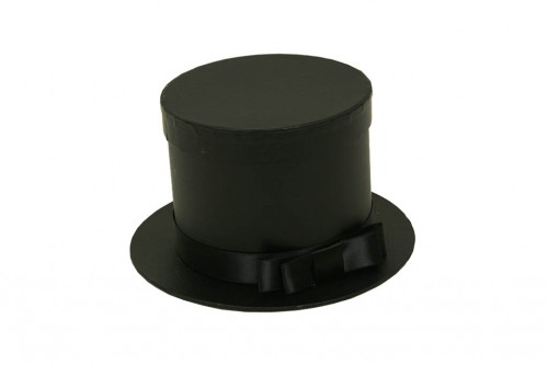 Boîte à chapeau en carton (noir)