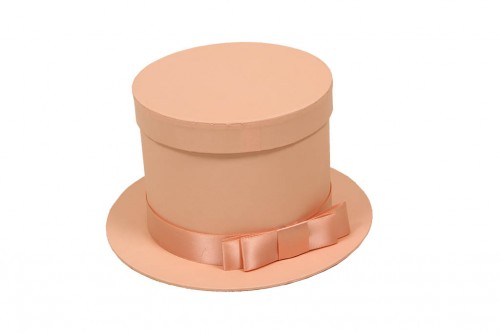 Cardboard hat box (pink)