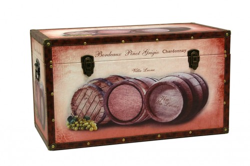 Rustic barrels wine trunk