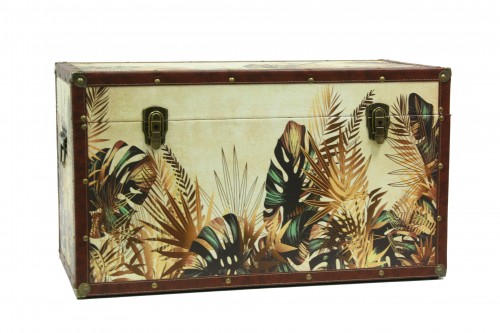 Jungle wooden chest