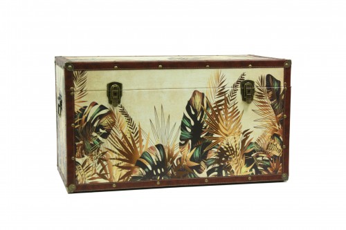 Jungle wooden chest