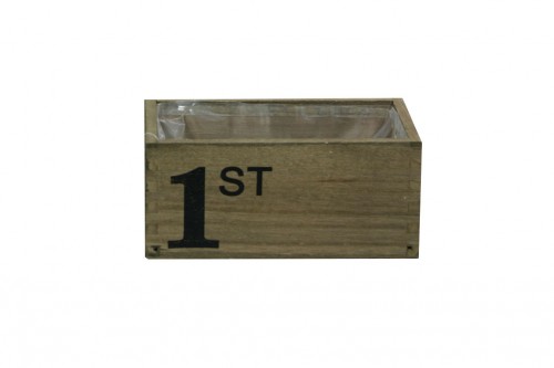 Caja de madera number oneone