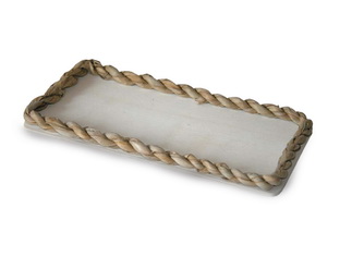 Wooden cord tray