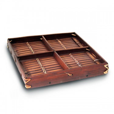 Small dark tray for nuts