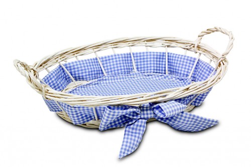 Blue ribbon lacquered tray