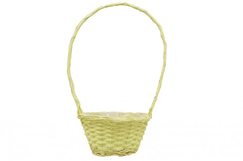 Light yellow plastic head basket