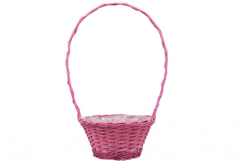 Light pink laminated head basket