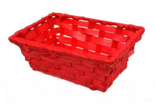 Natural mini red tray