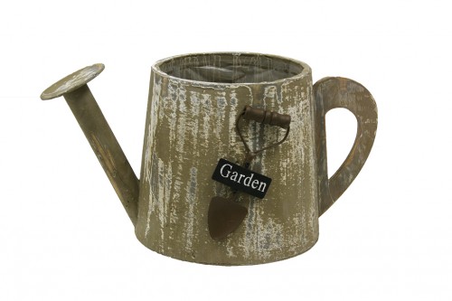 Garden watering can with shovel