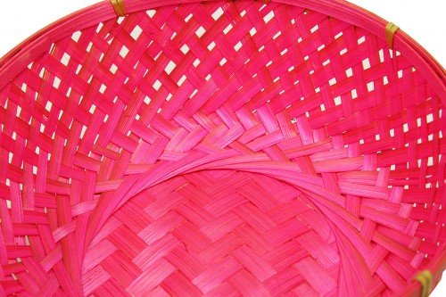 Pink braid tray