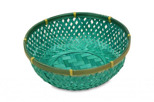 Green braid tray