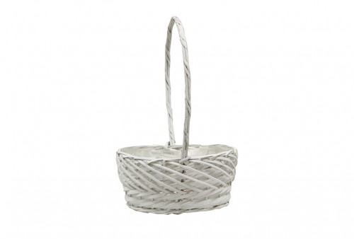white honeycomb basket