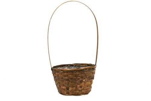 Brown patinated basket