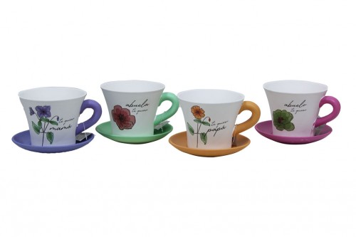 Family cup planters s/12