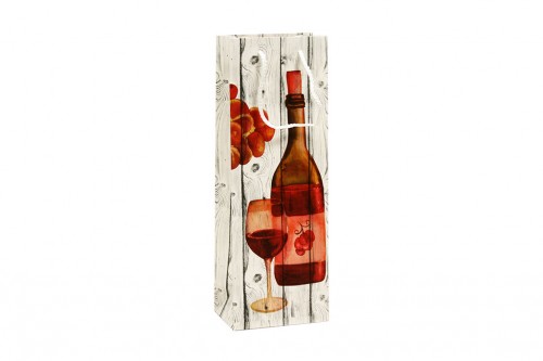 Bolsa carton botella vino