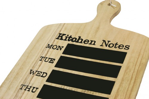 Tabla madera cocina schedule