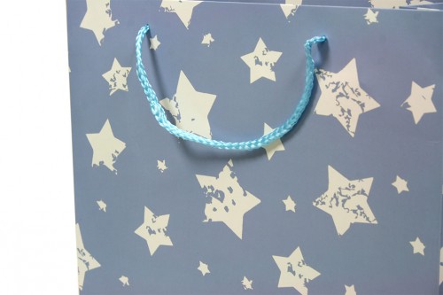 Blue bag with stars