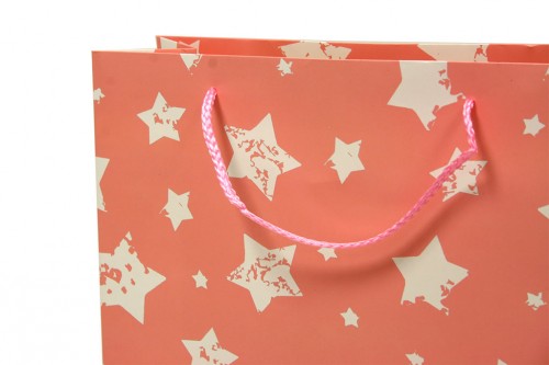 Pink bag with stars