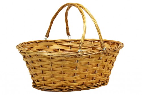 Natural mobile handle basket