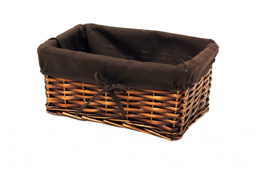 Brown basket drawer