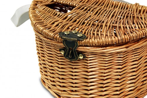wicker fishing basket
