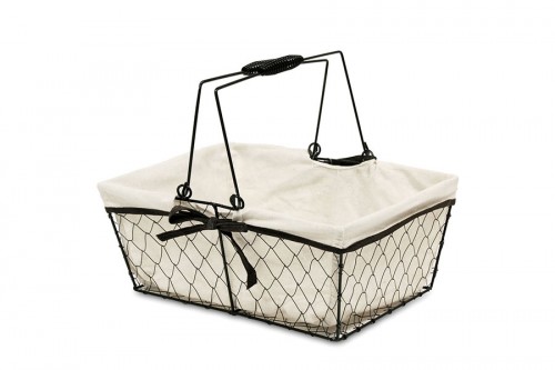 Grid basket folding handles chicken coop