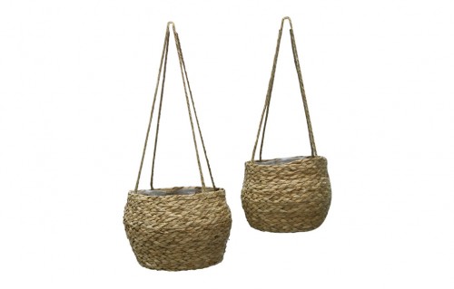 Hanging basket seagrass s/2