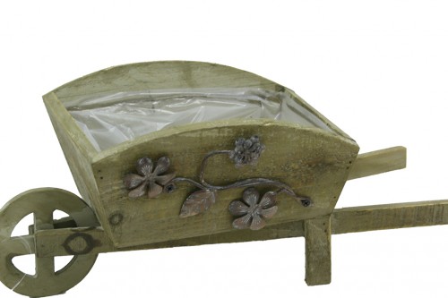 flower wheelbarrow