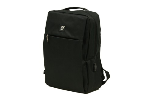 Black usb laptop backpack
