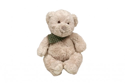 Brown teddy bear with neckerchief