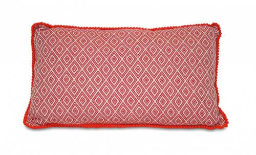 Red albarracin cushion