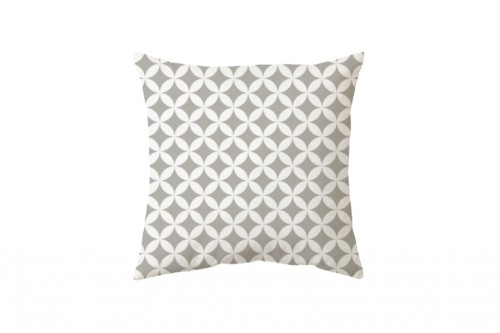 Diamond gray cushion