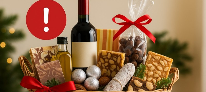 Errores comunes al regalar un lote de Navidad (y cómo evitarlos)