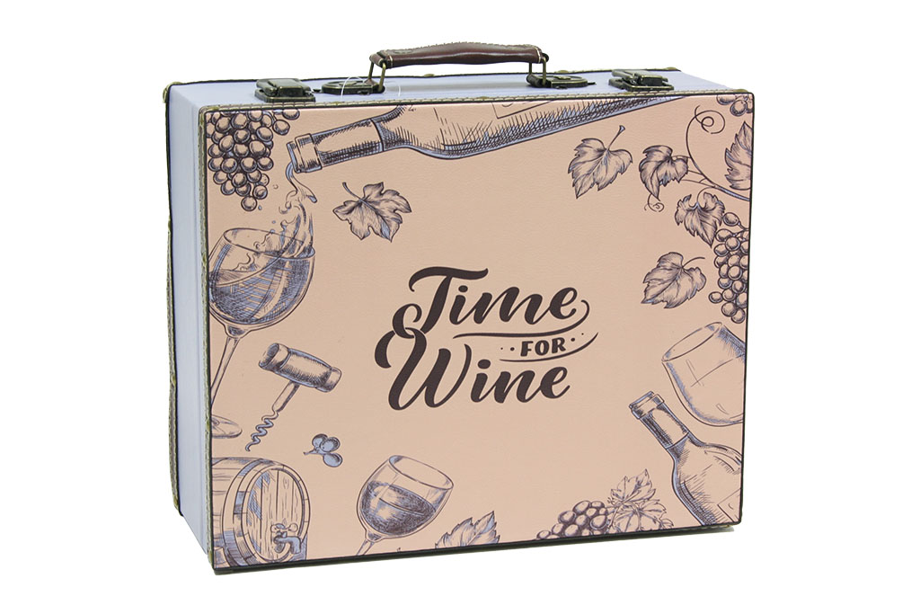 Suitcase time is wine