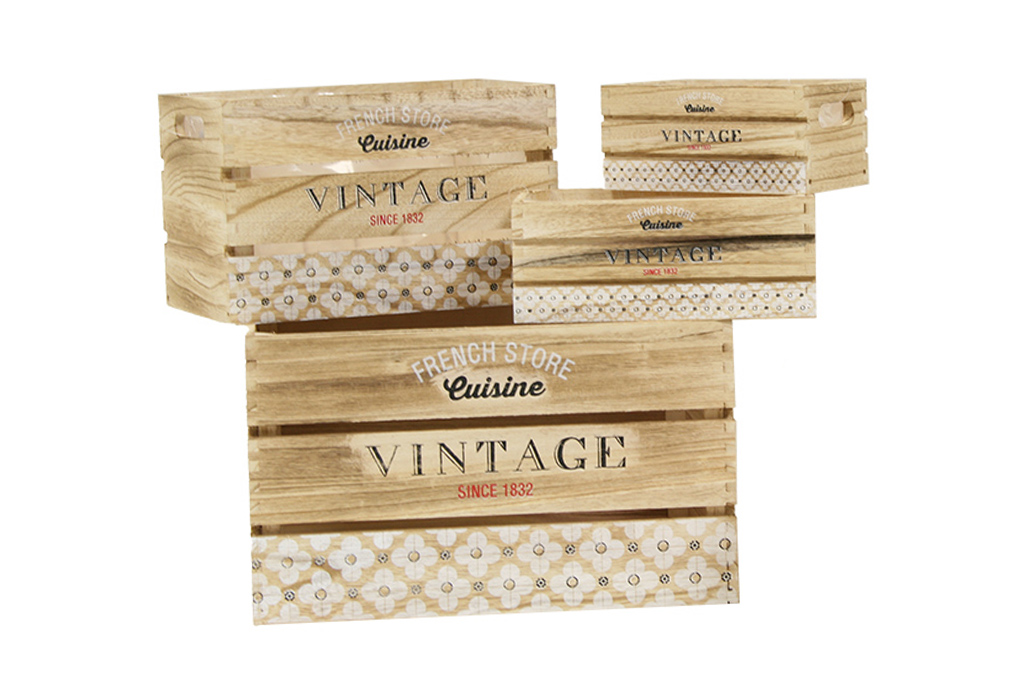 Caja madera french store