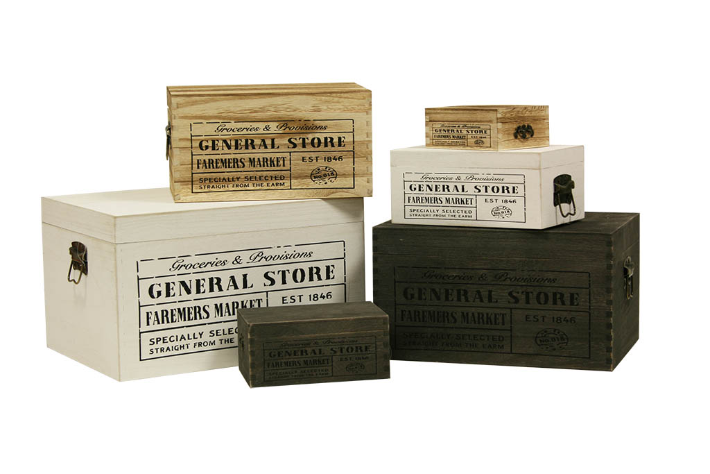 Caja madera general store