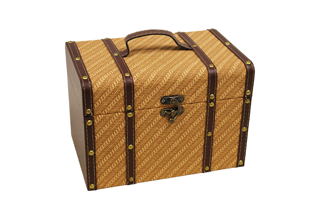 Cofrecito floral decorativo