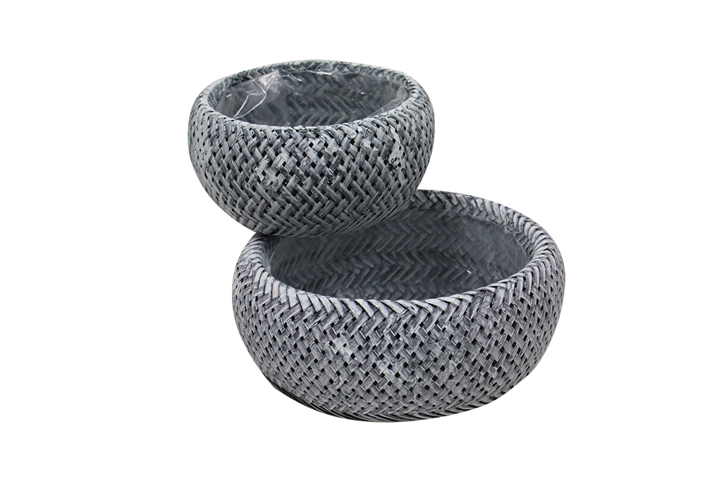 Maceteros ronda gris s/2