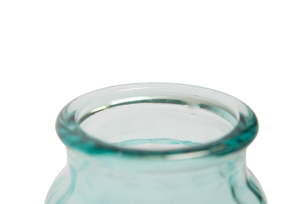 Jarrón azul para flores