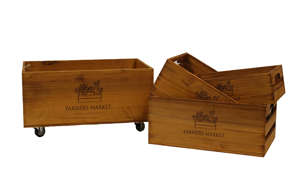 Cajas de madera s/4