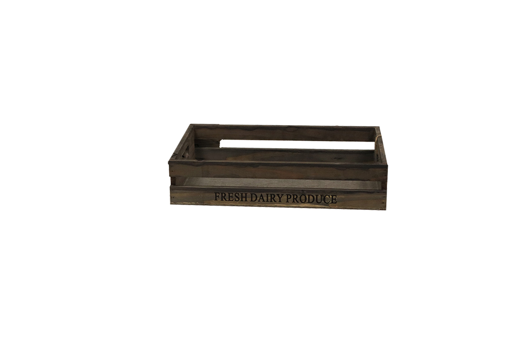 Bandeja de madera rectangular