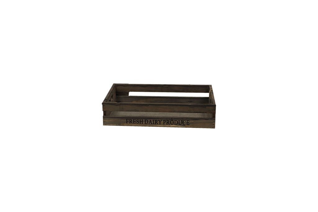Bandeja de madera rectangular