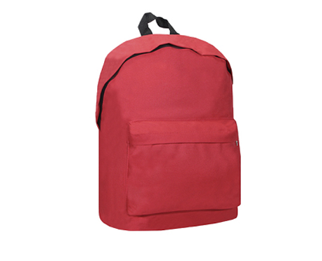 Plain red backpack clearance