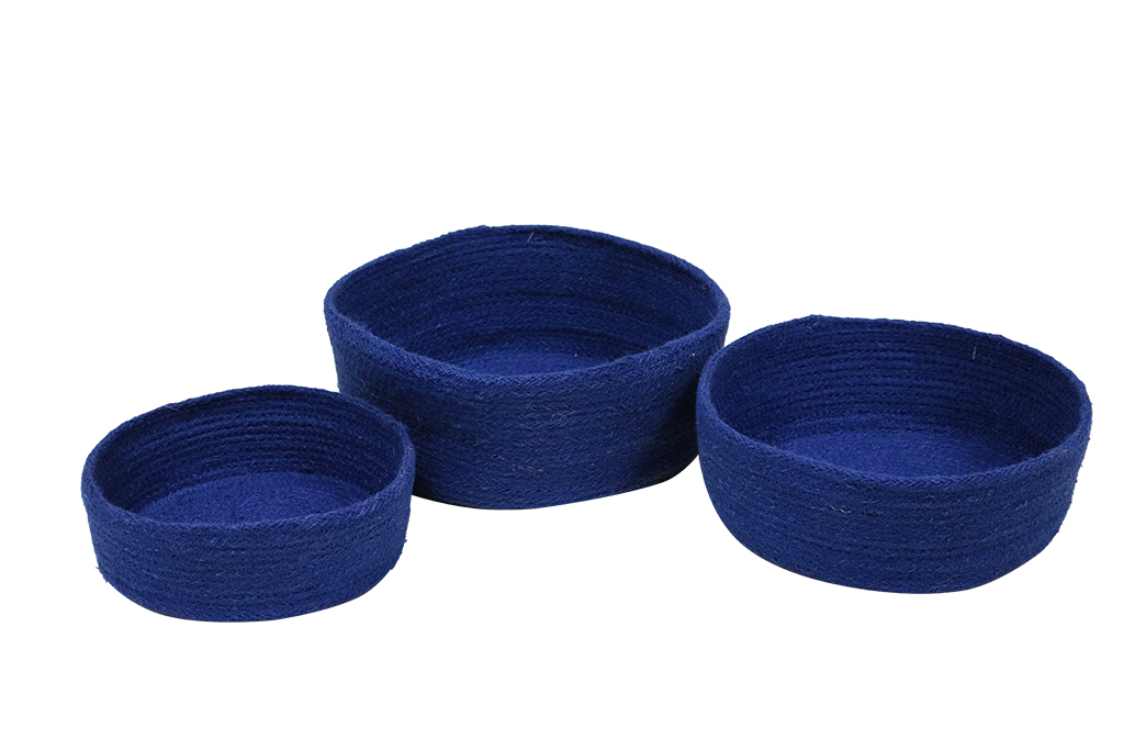Bandeja yute azul