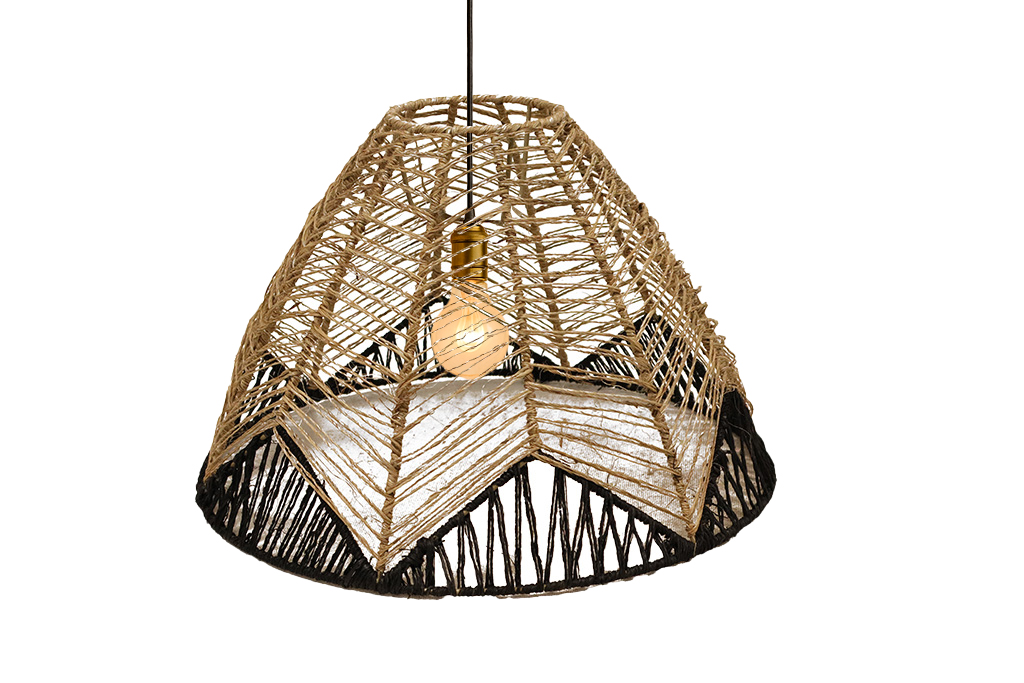 Lampara forma geometrica seagrass