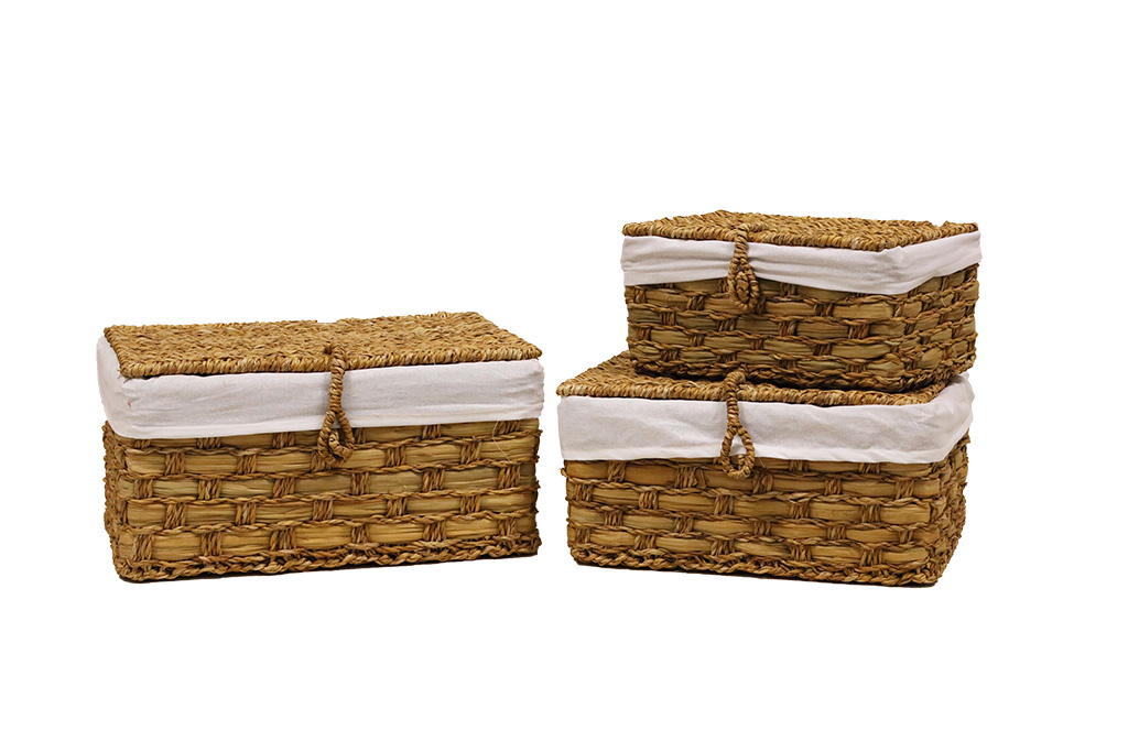 Baules rusticos con tela s/3