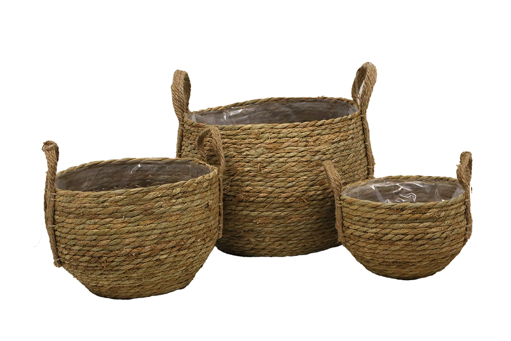 Cesto natural seagrass