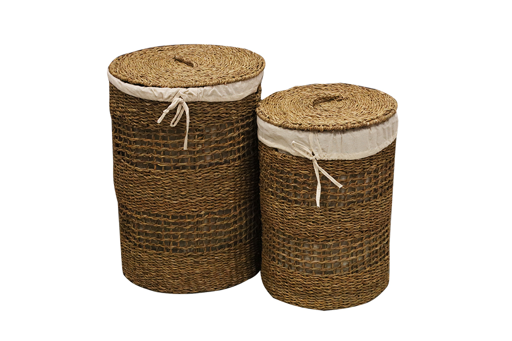 Cesto para la ropa de seagrass