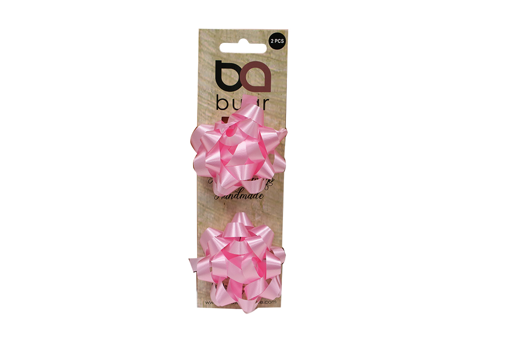 Lazo pompon rosa